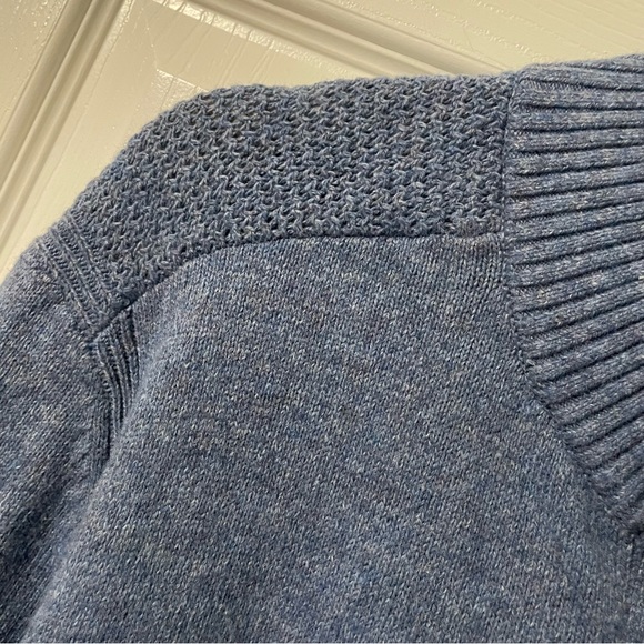 NWT GAP Factory Blue Button Up Sweater - size L - Picture 3 of 8